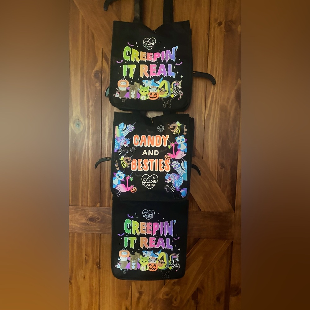 Justice Girls Live Candy Tote Bags